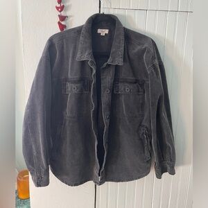 Easel Women’s Gray Corduroy Jacket